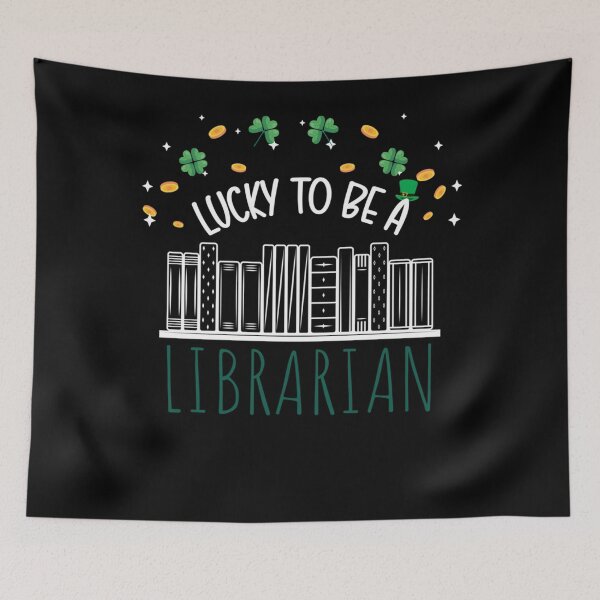 Item preview, Lucky to be a librarian, Essential Classic . designed and sold by kucelcflotan.