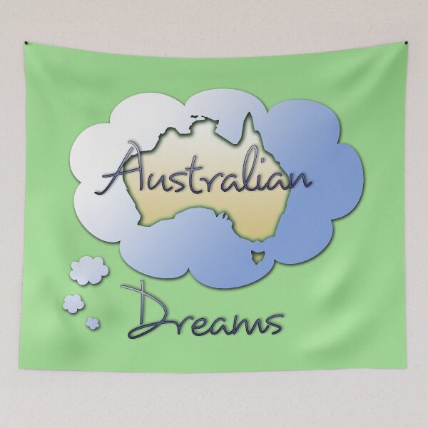 Item preview, Australian Dreams Bubble on Green Background designed and sold by James-Cole.