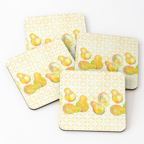 Item preview, pears on pattern designed and sold by handmadehipsters.