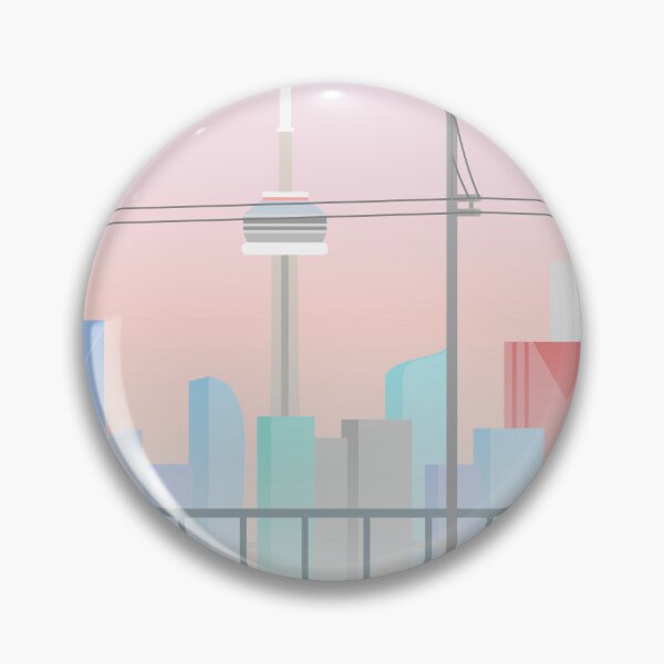 Item preview, Toronto Skyline and Streetcar Art designed and sold by AugustStation.