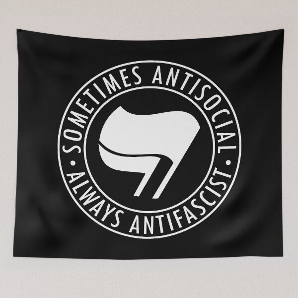 Item preview, Always Anti Fascist designed and sold by voltzandvoices.