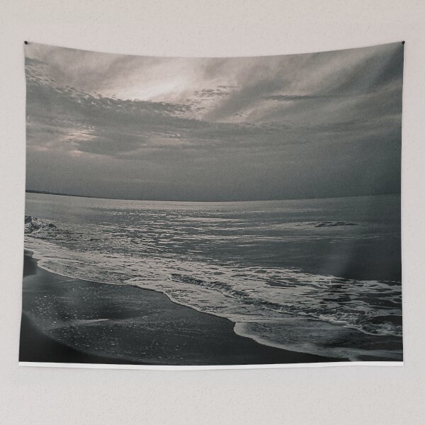 Item preview,  Black and White Pacific Ocean Waves edition  designed and sold by anisbbmbrush.