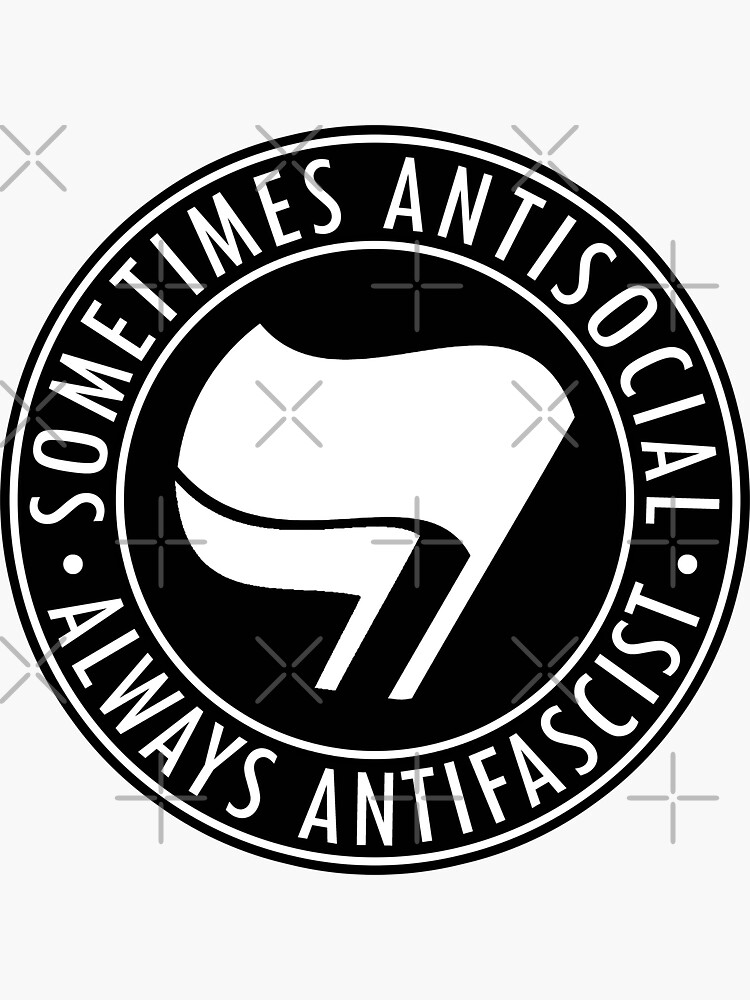 Thumbnail 3 von 3, Sticker, Immer antifaschistisch designt und verkauft von voltzandvoices.