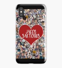 I love Jacob Sartorius - with white outline iPhone Case