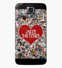 I love Jacob Sartorius - with white outline Case/Skin for Samsung Galaxy