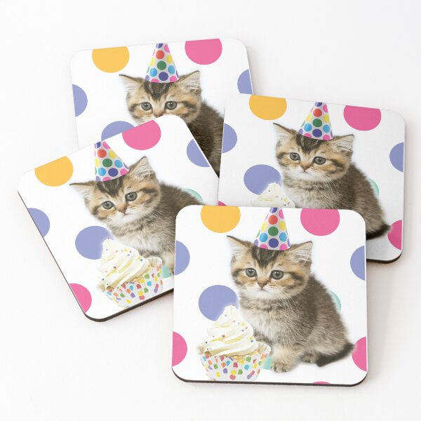 Item preview, Polka Party Cat designed and sold by Alyssa Brensinger.