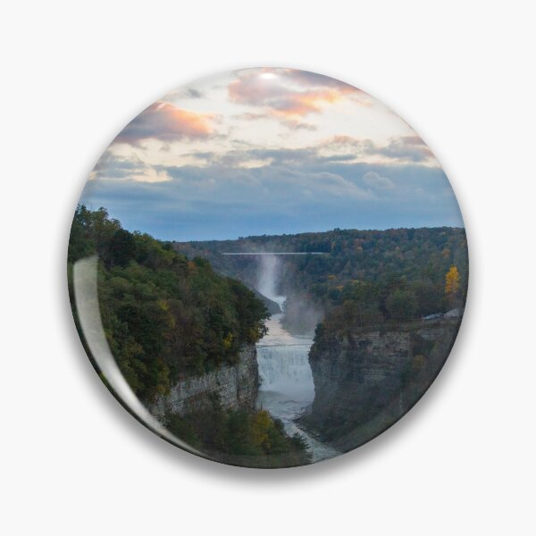 Item preview, Letchworth Gorge In Early Fall near Sunset designed and sold by jc1192.