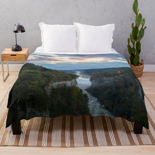 Item preview, Letchworth Gorge In Early Fall near Sunset designed and sold by jc1192.