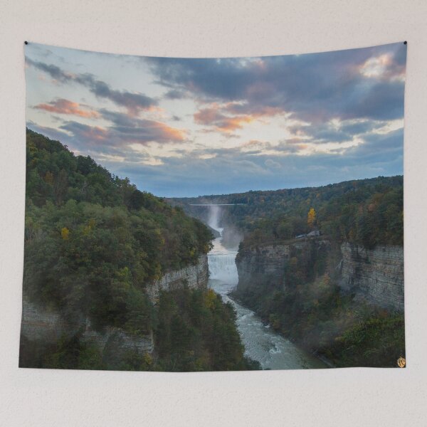 Item preview, Letchworth Gorge In Early Fall near Sunset designed and sold by jc1192.
