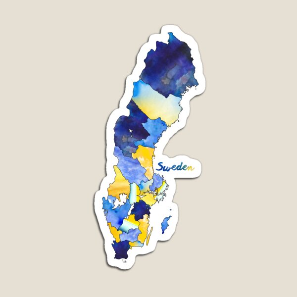 Item preview, Watercolor Countries - Sweden designed and sold by Erin McIntosh.