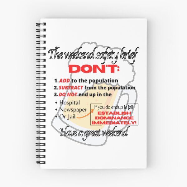 Item preview, Weekend safety  brief  designed and sold by Pugnaciousprint.
