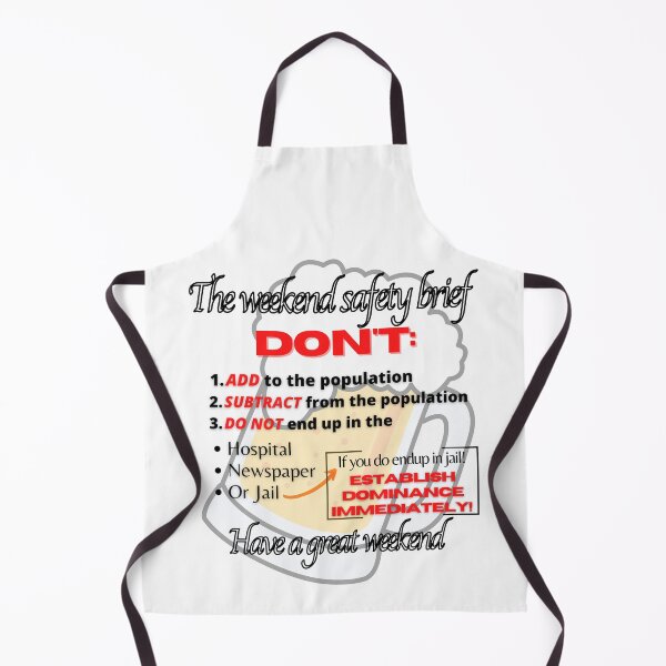 Item preview, Weekend safety  brief  designed and sold by Pugnaciousprint.