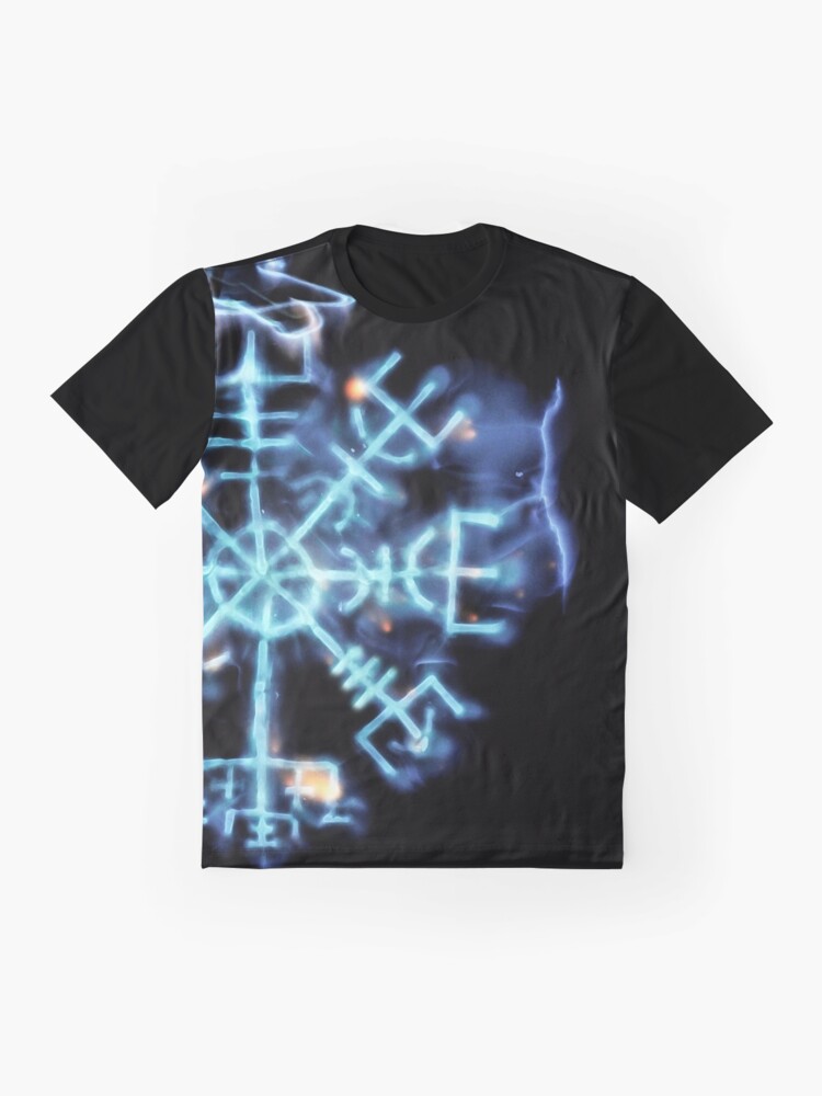 Thumbnail 4 of 5, Graphic T-Shirt, Vegvisir - Spiritual Energy designed and sold by DBailey.
