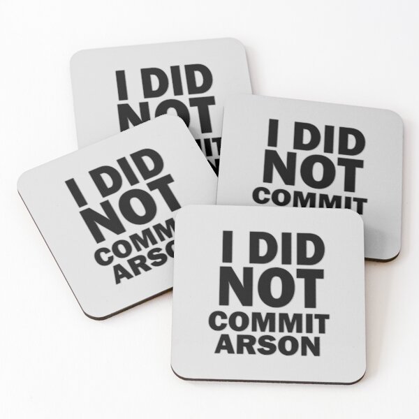 Item preview,  I Did Not Commit Arson Theme Design. designed and sold by Hrd-design.