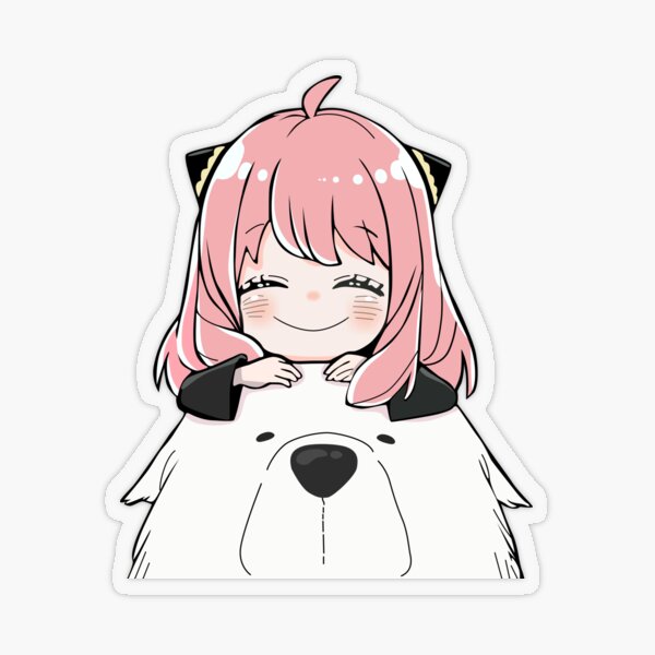 Spy x Family Anya Forger Transparent Sticker