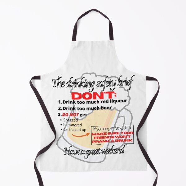 Item preview, Drinking safety  brief  designed and sold by Pugnaciousprint.