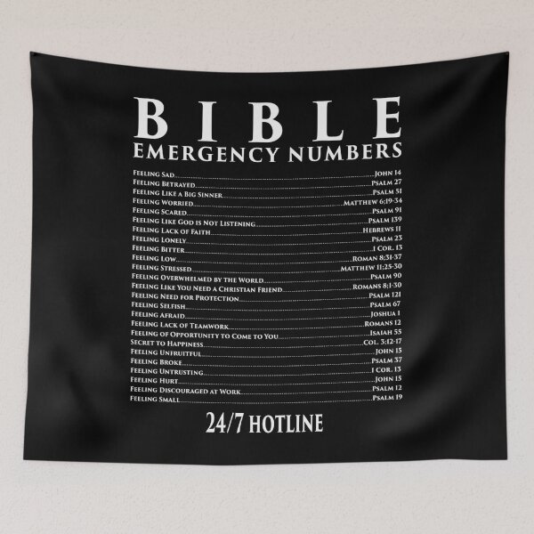 Item preview, Bible Emergency Numbers  Cool Christian  designed and sold by KaitlinxLewis.