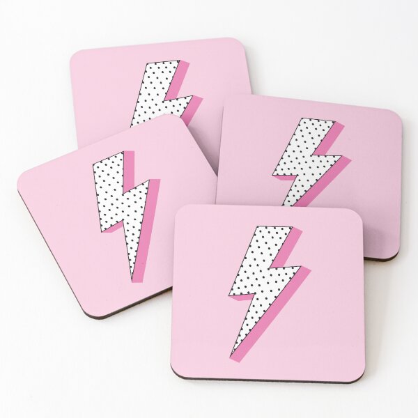 Item preview, Pink and Polka Dot Lightning Bolt designed and sold by Shari Archinoff.