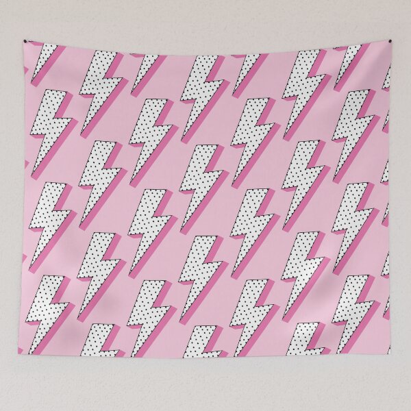 Item preview, Pink and Polka Dot Lightning Bolt designed and sold by Shari Archinoff.