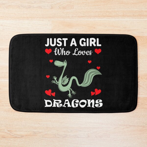 Item preview, Just a Girl Who Loves Dragons designed and sold by mmammammira.