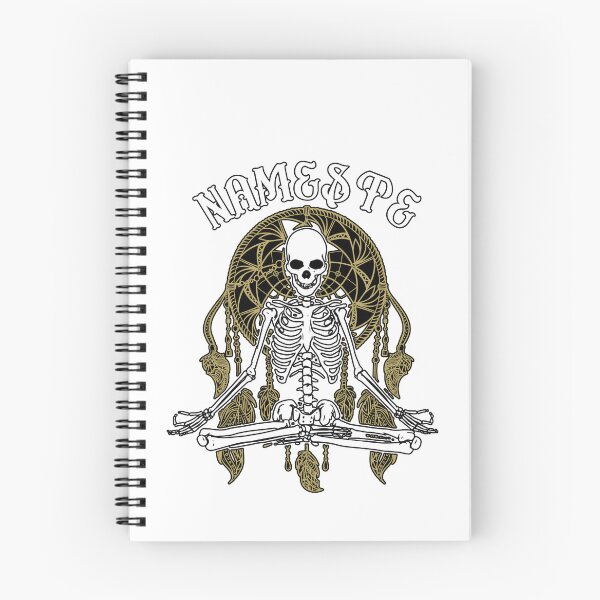 Item preview, Vintage Retro Meditating Skeleton Yoga designed and sold by SugiyantoShop.