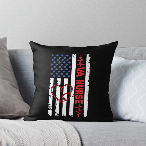 Item preview, American Flag VA Nurse Shirt, Patriotic Nurse Shirt, Fourth Of July Nurse Shirt, Veterans Affairs Nurse Shirt, VA Nurse Patriotic Shirt designed and sold by aymob.