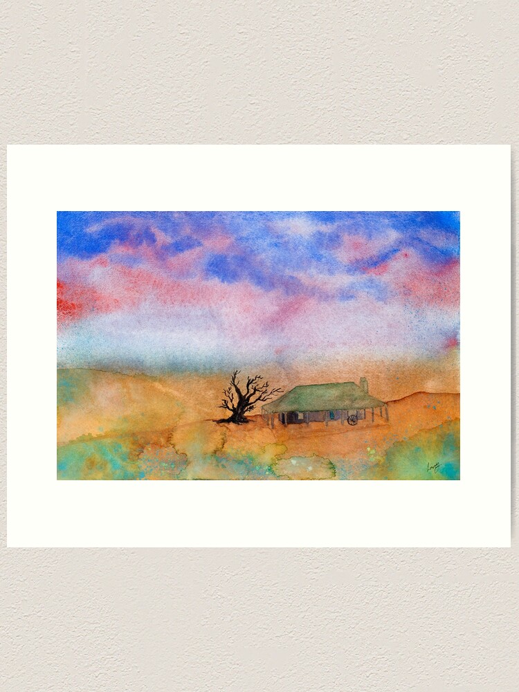 Thumbnail 1 of 3, Art Print, Outback designed and sold by LazzaG59.
