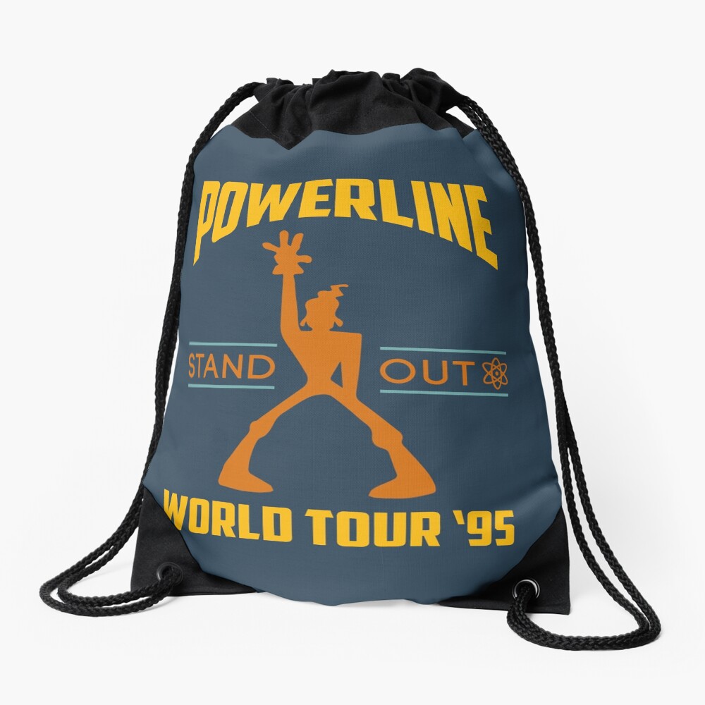 Powerline Stand Out World Tour '95 Drawstring Bag