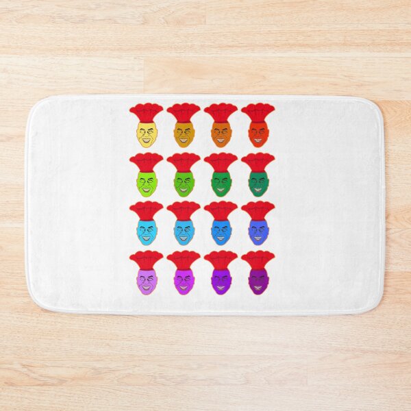 Item preview, Ainsley Harriott Colourful heads Pattern Cool Drawing designed and sold by Raju-Creative.