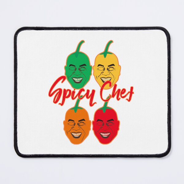 Item preview, Ainsley Harriott Colourful chilly Spicy Chef Text Cool Drawing designed and sold by Raju-Creative.
