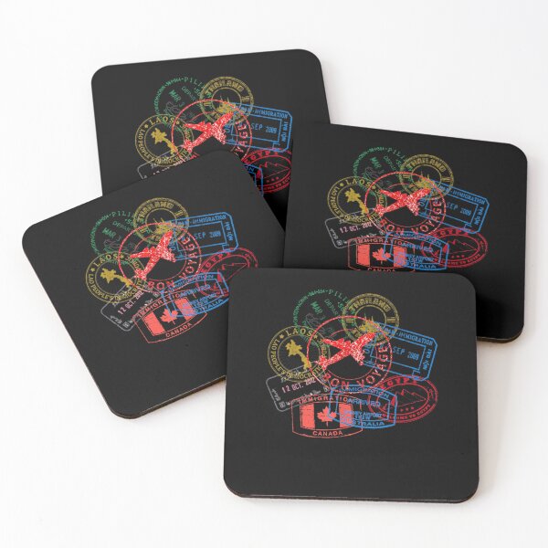 Item preview, Bon Voyage Travel Stamp  designed and sold by KaitlinxLewis.