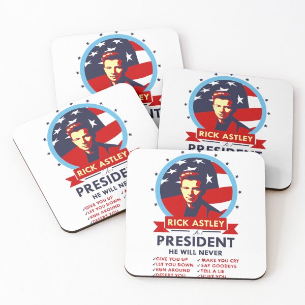 Item preview, Rick Astley for President designed and sold by BaKien.