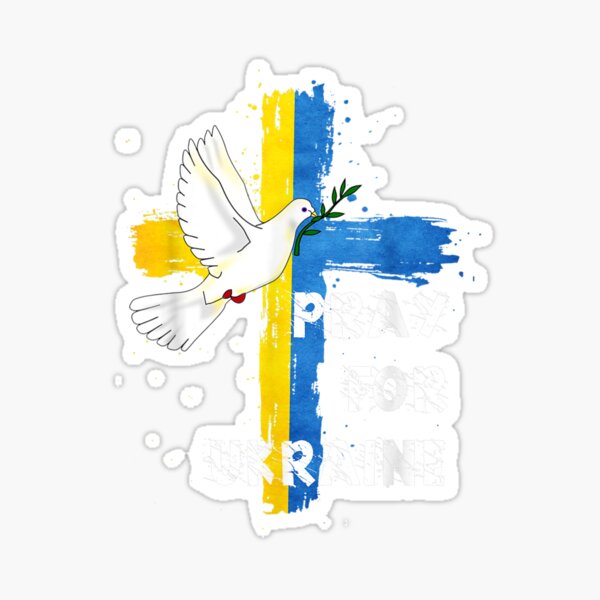 Ukrainian Peace Bird (original) Sticker for Sale by FRED B