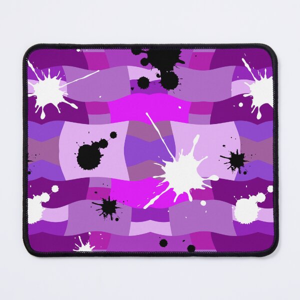 Item preview, Purple Camouflage with Black and White Ink Spots Pattern designed and sold by quinellie.