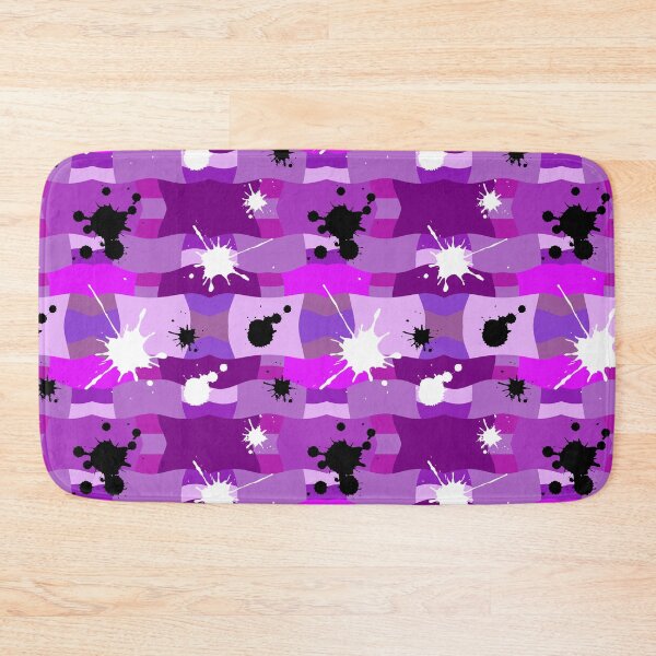 Item preview, Purple Camouflage with Black and White Ink Spots Pattern designed and sold by quinellie.