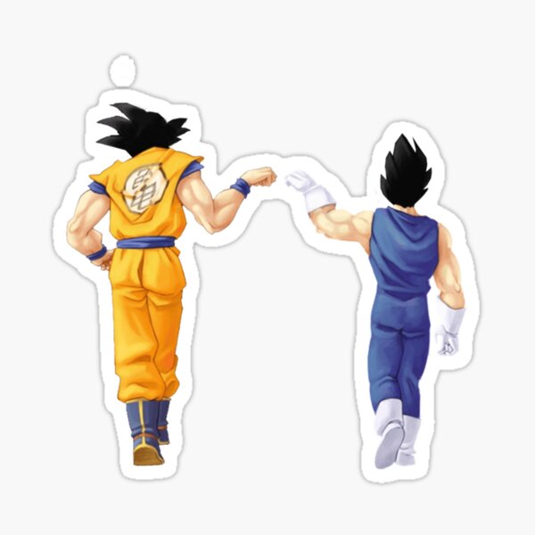 Goku and Vegeta Drip Sticker for Sale by myattqlmatten