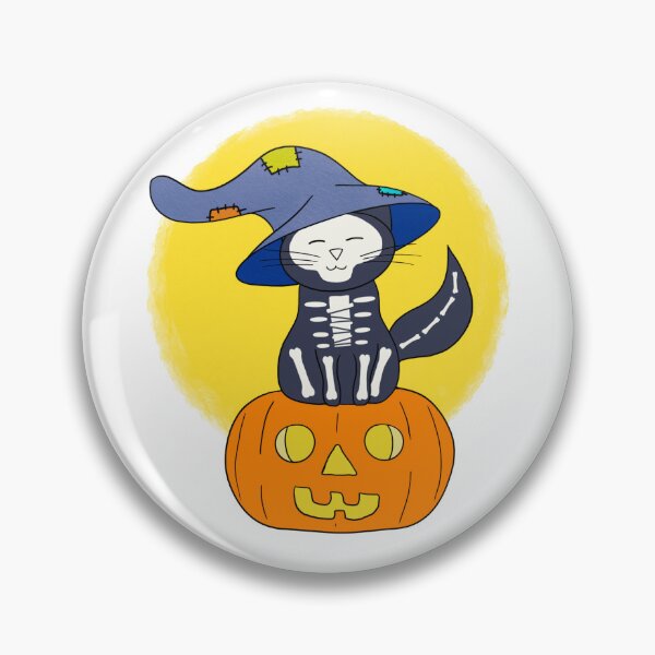 Item preview, Spooky Halloween Cat designed and sold by ColourMeFun.