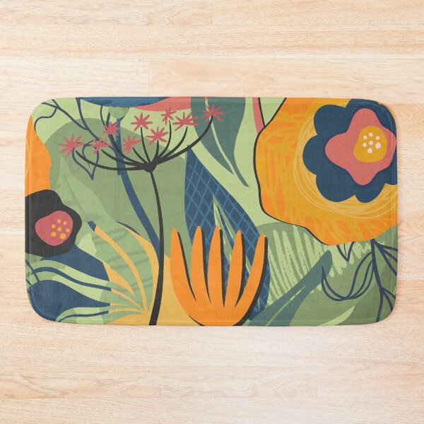 Item preview, Abstract Colourful Flowers 10 designed and sold by simplydesignart.