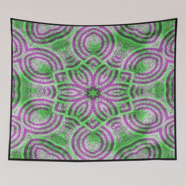 Item preview, INDIGENOUS NATIVE TRIBAL FLORAL ABSTRACT  PATTERN  IN PAINTING - ART OPTIMIST. designed and sold by Ralek.