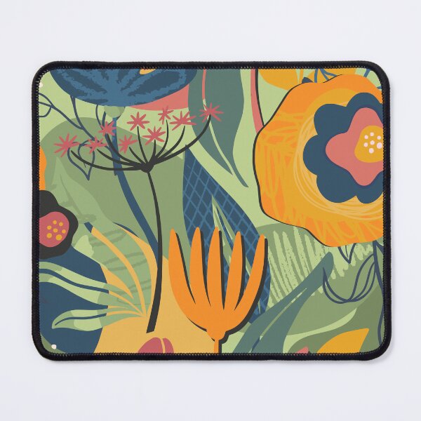 Item preview, Abstract Colourful Flowers 10 designed and sold by simplydesignart.