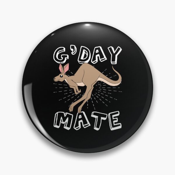 Item preview, G'Day Mate Outback Australian Animal Marsupial Kangaroo designed and sold by bestshirtdesign.
