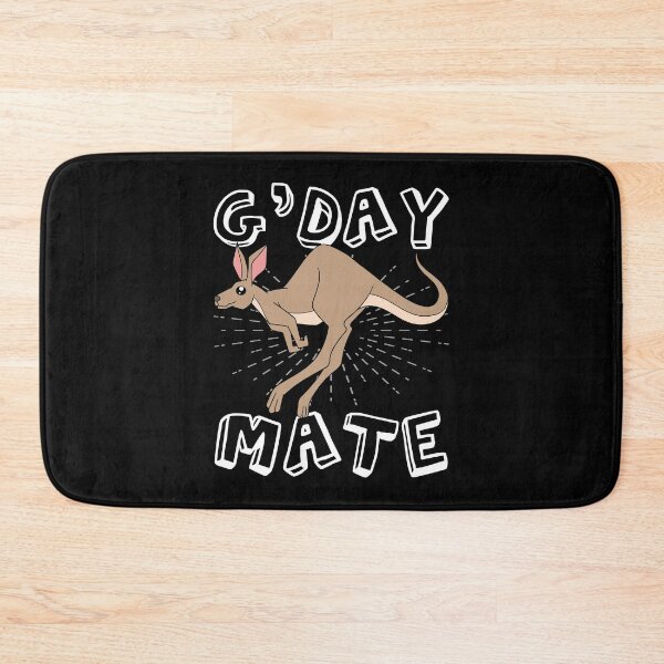 Item preview, G'Day Mate Outback Australian Animal Marsupial Kangaroo designed and sold by bestshirtdesign.