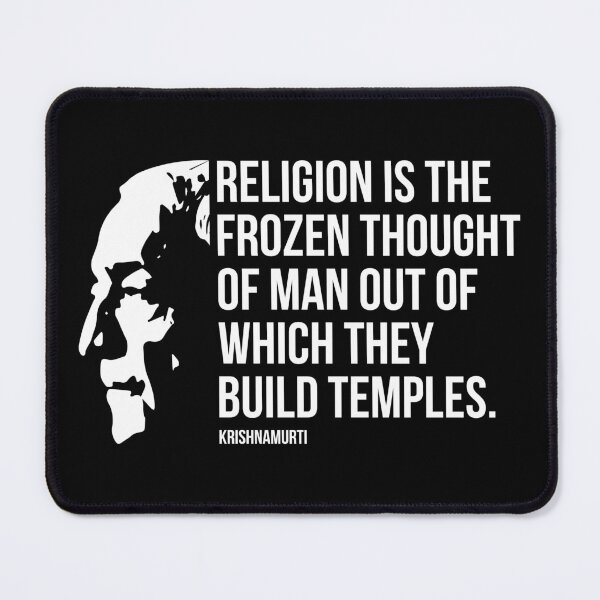 Item preview, Jiddu Krishnamurti Words Of Wisdom Inspirational Quote designed and sold by designandclouds.