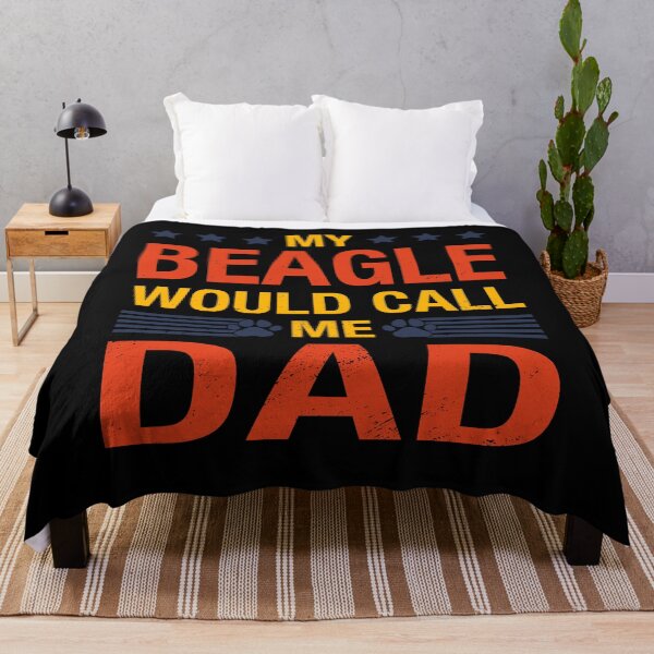 Item preview, Beagle Dad Quote Fathers Day Funny Puppy Dog Lover Saying designed and sold by RJ-Art.