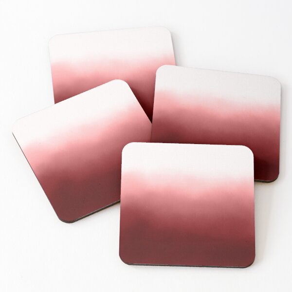Item preview, Crimson Red Gradient Ombre Boho Dip Dye designed and sold by Karen McFarland.