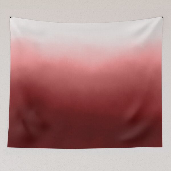 Item preview, Crimson Red Gradient Ombre Boho Dip Dye designed and sold by Karen McFarland.
