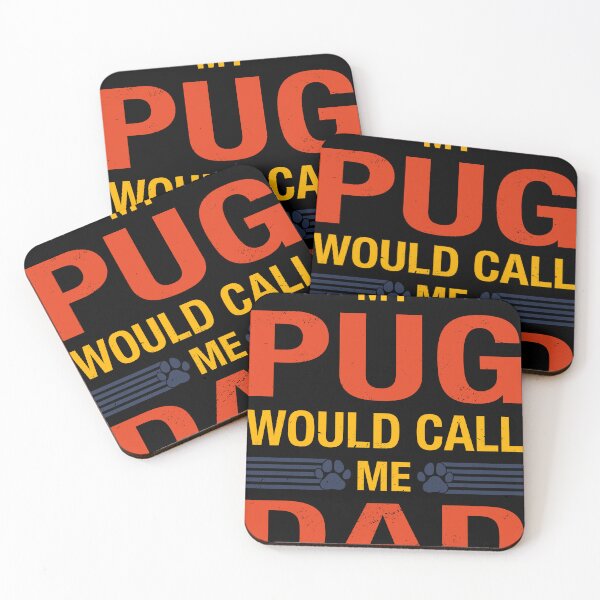 Item preview, Pug Dad Quote Fathers Day Funny Puppy Dog Lover Saying designed and sold by RJ-Art.