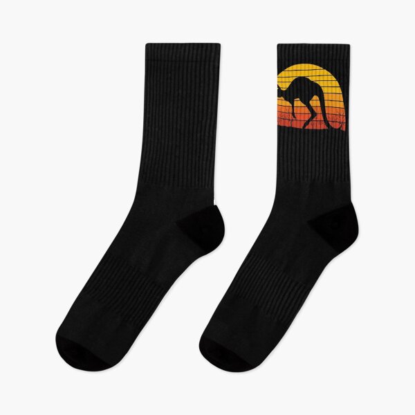 Item preview, Retro Sunset Australian Outback Zoo Animal Kangaroo designed and sold by bestshirtdesign.