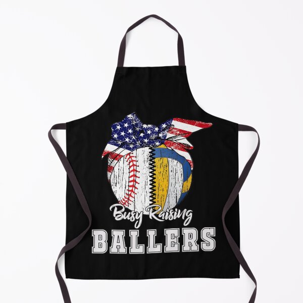 Item preview, Busy Raising Ballers Baseball Volleyball Tee Volleyball Mom designed and sold by Mariaxjulio.