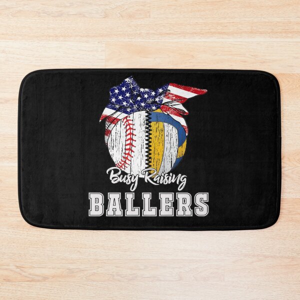 Item preview, Busy Raising Ballers Baseball Volleyball Tee Volleyball Mom designed and sold by Mariaxjulio.